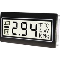TDE Instruments DPM962 LCD Multi-Function Panel Meters for Current, Voltage, 33 mm x 68 mm