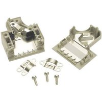 HARTING D-Sub Series Polymer Right Angle D-Sub Backshell, 15 Way Strain Relief