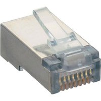 Lumberg P 129 S Modular Plug 8p8c RJ45 Plug Piercing Transparent w...