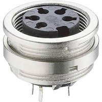 Lumberg KFR 40 4 Pin DIN Female Chassis Socket IEC 60130-9 Front P...