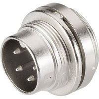 binder Circular Connector, 5 Contacts, Panel Mount, M16 Connector, Plug, Male, IP40, 680 Series