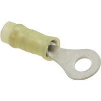 TE 165034 PIDG Terminal Ring M6 Stud Tin 12-10AWG Yellow TE 165034 PIDG Terminal Ring M6 Stud Tin 12-10AWG Yellow