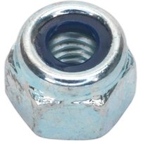 Sealey - NLN5 Zinc Plated Nylon Locknut M5, din 982 - Pack of 100