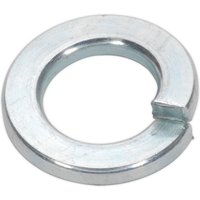 Sealey - SWM8 Zinc Plated Spring Washer M8, din 127B - Pack of 100