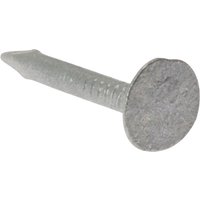 500NLELH25GB Clout Nail Extra Large Head Galvanised 25mm (500g Bag) FORELH25GB50 - Forgefix