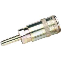 Draper - 1/4' Bore Vertex Air Line Coupling with Tailpiece (Sold Loose) (51412)