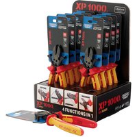 Draper 13608 XP1000 Counter Top Display of VDE 160mm 4-in-1 Tethered Combination Cutters & 180mm 4-in-1 Tethered Combination Cutters (10 Piece)