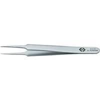 CK 105mm Stainless Steel Fine, Straight ESD Safe Tweezer