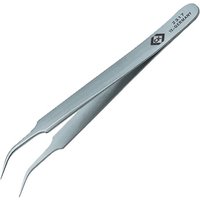 CK 105mm Stainless Steel Bent, Fine ESD Safe Tweezer