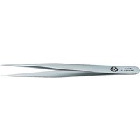 CK 120mm Stainless Steel Straight, Fine Tweezer