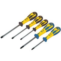 CK Tools T49153 Dextro Screwdriver Slotted & PZD Set Of 5
