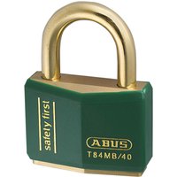 ABUS Keyed Brass Safety Padlock Weatherproof, 6 mm Shackle, 40mm Body