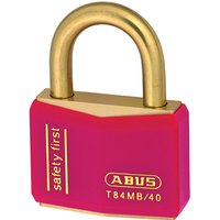 ABUS 37824 T84MB/40mm Red Rustproof Padlock Keyed Alike 8404