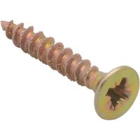 Forgefix - Spectre pz Compatible Wood Screw csk zyp 4.0 x 25mm Box 1000 FORSPE425Y