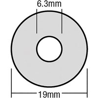 Forgefix - TechFast Bonded epdm Washer 5.5 x 19mm Box 100 FORTFW1955