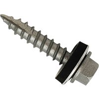 Forgefix - TechFast Metal Roofing to Timber Hex Screw T17 Gash Point 6.3 x 125mm Box 50 FORTFH63125