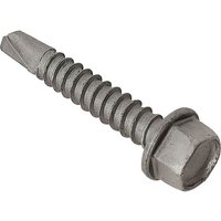 ForgeFix TechFast Roofing Sheet to Steel Hex Screw No.3 Tip 5.5 x 25mm Box 100 FORTFH5525L