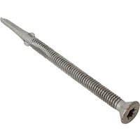 ForgeFix TechFast Timber to Steel CSK/Wing Screw No.3 Tip 5.5 x 120mm TFCUWWSD55120L