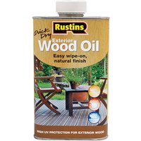 Rustins Quick Dry Exterior Wood Oil 1 litre EWDOIL1000