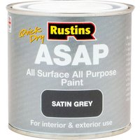 Rustins ASAPAG1000 ASAP Paint Grey 1 Litre