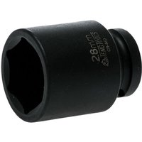 Teng 920528N Impact Socket Hexagon 6-Point 1/2in Drive 28mm