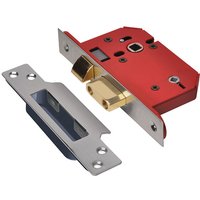 UNION StrongBOLT 22WCS Mortice Bathroom Lock Stainless Steel 81mm 3in Visi UNNY22WCSS30