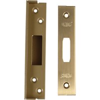 Union - J2100REB-0.5-PL StrongBOLT 2100 Mortice Deadlock Rebate Kit 13mm Polished Brass Box UNNJ2100R05P