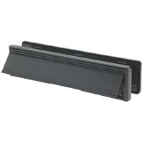 Yale Locks Black Visi-Packed 300mm (12-inch) Letter Plate Model YALLP440606C