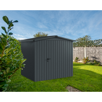 EcoStar Gerätehaus 'Euroline ESD4 Trend-Sk' anthrazitgrau 237 x 181 x 203 cm, Einzeltür