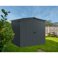 EcoStar Gerätehaus 'Euroline ESD4 Trend-Sk' anthrazitgrau 237 x 181 x 203 cm, Doppeltür