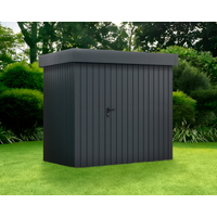 EcoStar Gerätehaus 'Euroline EFD4 Trend-Sk' anthrazitgrau 229 x 181 x 203 cm, Einzeltür