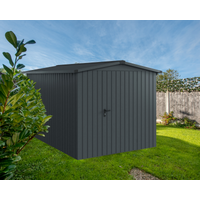 EcoStar Gerätehaus 'Euroline ESD7 Trend-Sk' anthrazitgrau 237 x 325 x 203 cm, Einzeltür