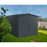 EcoStar Gerätehaus 'Euroline ESD7 Trend-Sk' anthrazitgrau 237 x 325 x 203 cm, Doppeltür