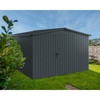 EcoStar Gerätehaus 'Euroline ESD14 Trend-Sk' anthrazitgrau 333 x 325 x 211 cm, Einzeltür