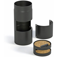 Accente International Kaminofenfilter 'Sauberling' grau