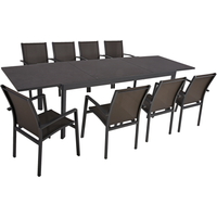 Garden Pleasure Gartenmöbelset 'Nerea' für 8 Personen Aluminium