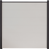 GroJa Steckzaun 'BasicLine' weiß 180 x 180 cm