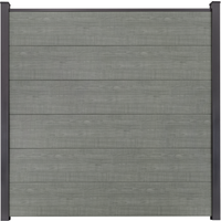 GroJa Steckzaun 'BasicLine' Holzfarben 180 x 180 cm