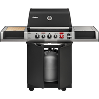 Enders Gasgrill 'Cruster Uniqe 3' schwarz/silber 145 x 120 x 65,5 cm
