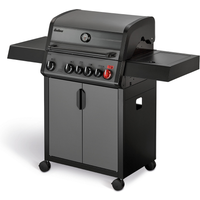 Enders Enders Gasgrill 'Hyde 4 SIKR Turbo' schwarz, grau 135,5 x 117 x 56 cm