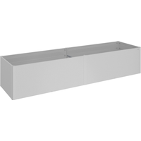 Biohort HochBeet Gr. 4x1 silber-metallic