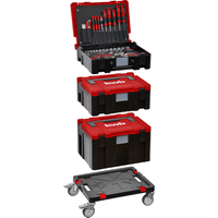 kwb Systemkoffer-Set 4-teilig mit 125-teiligem Werkzeug-Set