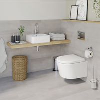 Lenz Gästebad-Set 'Perfect Fit' weiß/chrom 8-teilig