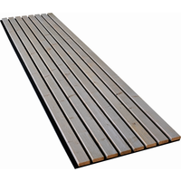 Kosche Outdoor-Akustik-Paneel 'HydroLine' Thermo Fichte geölt basaltgrau 2380 x 561 x 25 mm