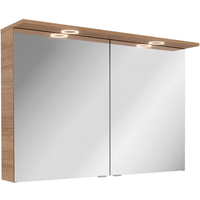 Fackelmann Spiegelschrank 'Vita' Eichefarben Braun 100,2 x 69,6 x 26,5 cm