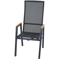 Siena Garden Sessel 'Bologna' anthrazit/matt 113 x 75,5 cm