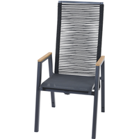 Siena Garden Sessel 'Bologna' anthrazit/matt 46 x 113 x 77 cm