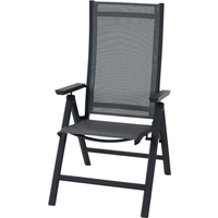 Siena Garden Klappsessel 'Tauro' anthrazit/matt 47 x 110 x 66 cm