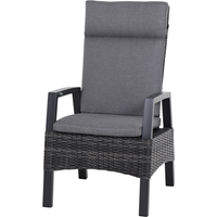 Siena Garden Sessel 'Taranto' anthrazit/matt 50 x 109 x 74 cm