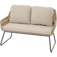 Siena Garden Bank 'Kansas' taupe 120 x 85 x 70 cm